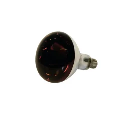 Clearance Infrarotlampe 250 Watt Hartglas rot