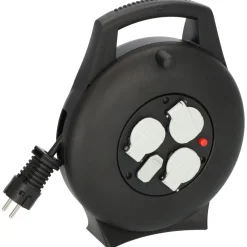 Discount Brennenstuhl Kabelbox Vario-Line VL2-X 10m USB4-fach schwarz H05VV-F 3G1,5 2xUSB