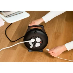Discount Brennenstuhl Kabelbox Vario-Line VL2-X 10m USB4-fach schwarz H05VV-F 3G1,5 2xUSB