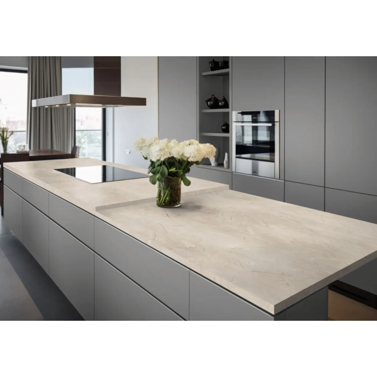 Outlet KAINDL Arbeitsplatte Marmor Vicosa Clara 410x60 cm