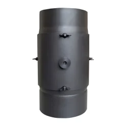 Hot Kaminfilter - KaminFILTERKat, Ø 150 mm, mit Revisionstür, Farbe: Dunkelgrau
