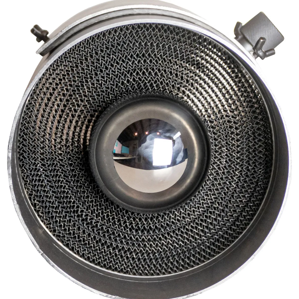 Hot Kaminfilter - KaminFILTERKat, Ø 150 mm, mit Revisionstür, Farbe: Dunkelgrau