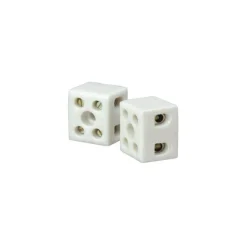 Best Keramikklemmen 2-polig VDE weiß 2,5-4 mm 2 Stück
