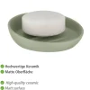 Outlet Wenko Keramik Seifenablage Mod. Badi lindgruen