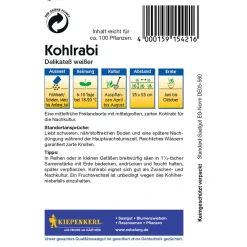 Hot Kiepenkerl Kohlrabi Delikateß weiß