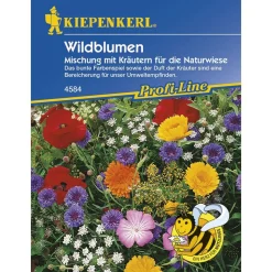 Sale Kiepenkerl Wildblumen mit Kräutern Mischung ein-u.mehrjährig Profi-Line