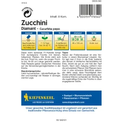 New Kiepenkerl Zucchini Diamant