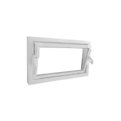 New Kippfenster Q59 800 x 400 mm ISO Glas weiss