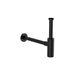 Clearance Kirchhoff Design-Flaschensiphon schwarz 1 1/4" x 32 mm rund