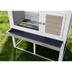 Best Kleintierstall Lucky 115 x 100 x 65 cm weiß-braun