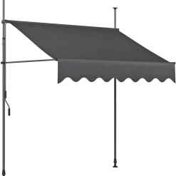 Hot Durabil Klemmmarkise x120x cm grau