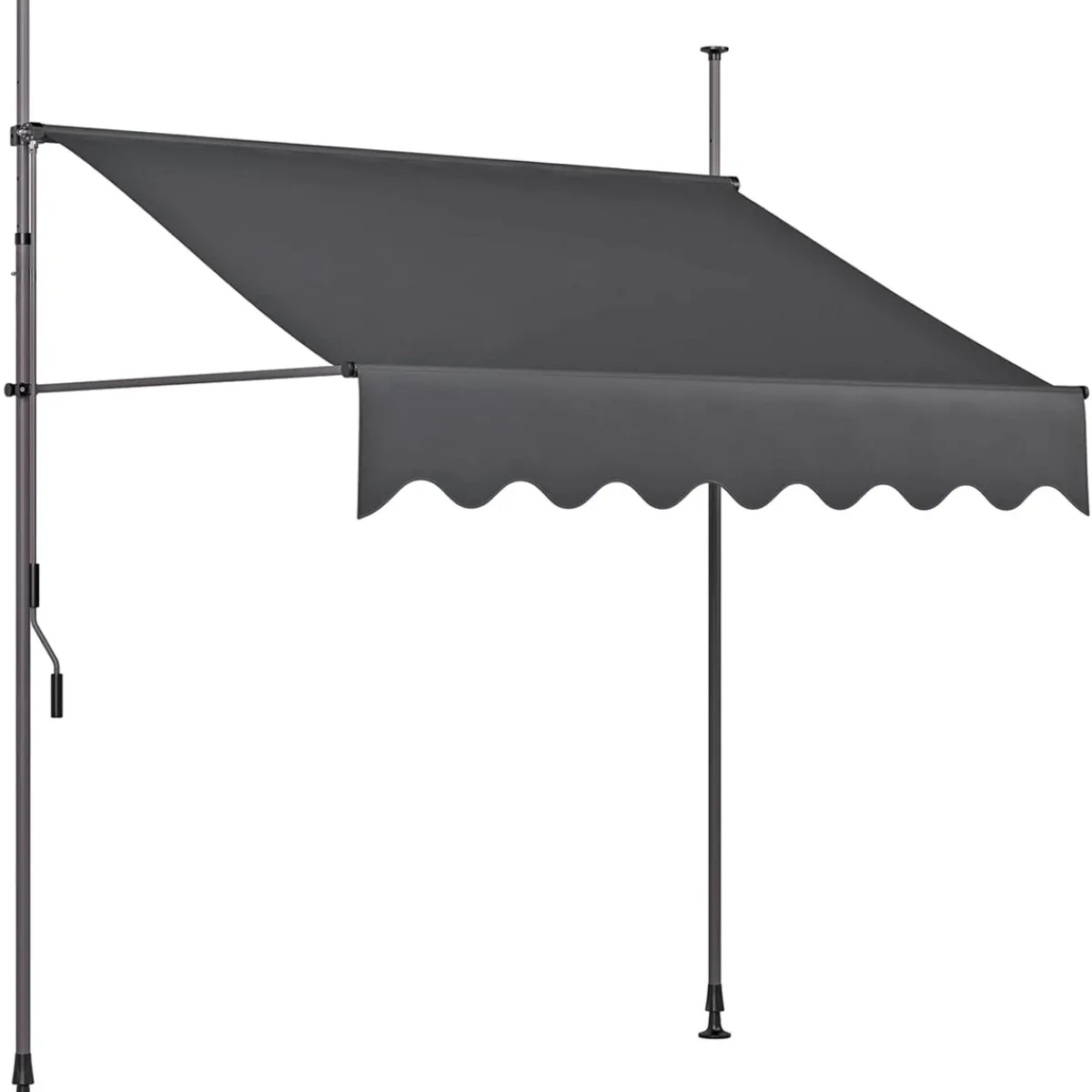 Hot Durabil Klemmmarkise x120x cm grau