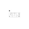 New Gardinia Klick In-Out Gleiter-L6mm/20-w