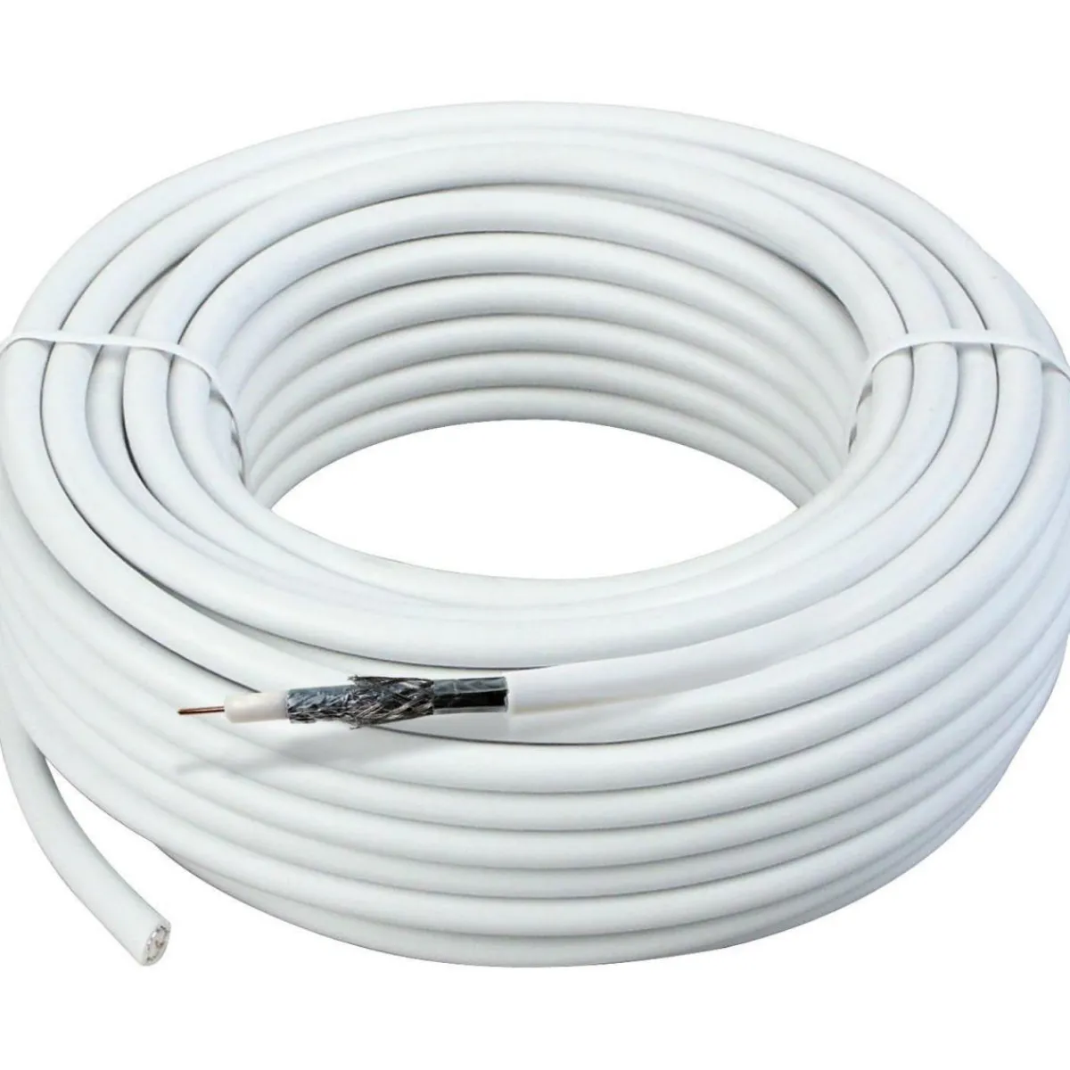 Outlet Schwaiger Koax-Kabel 110dB 7mm 30m ws