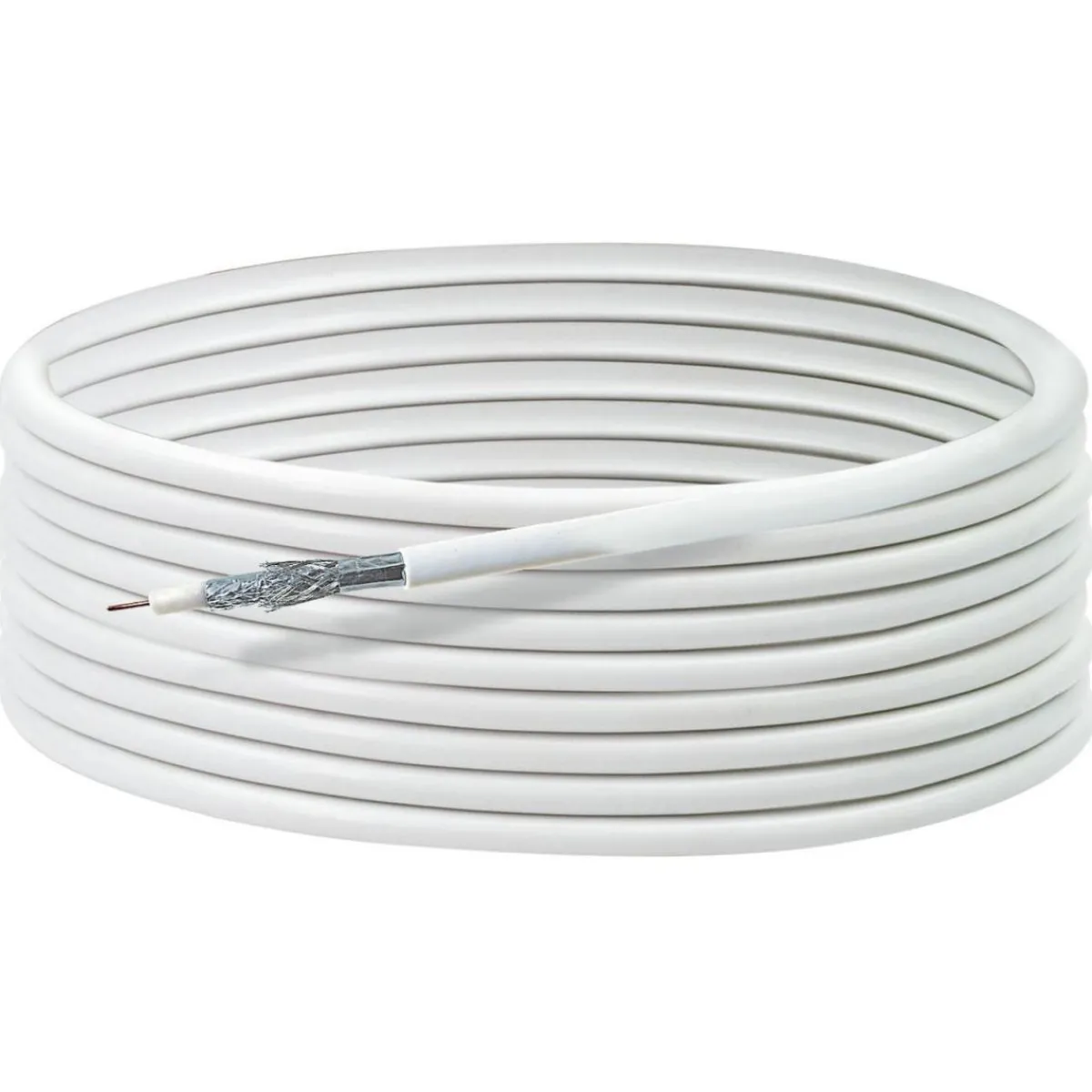 Outlet Schwaiger Koax-Kabel 110dB 7mm 30m ws