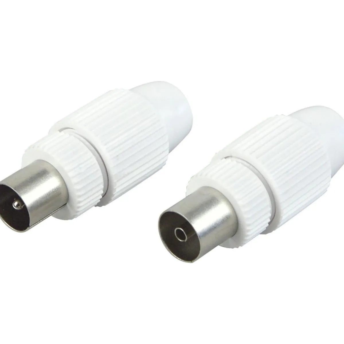 Sale Schwaiger Koax-Stecker 1Stück ws