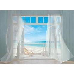 Sale Komar Papier-Fototapete Malibu 8-teilig 368 x 254 cm