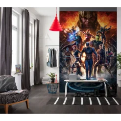 Best Komar Vlies Fototapete Avengers vs Thanos 200x280 cm