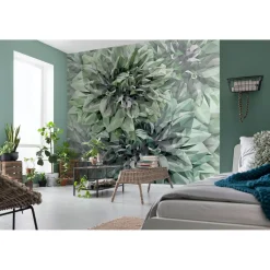 Sale Komar Vlies Fototapete Emerald Flowers 300x280 cm
