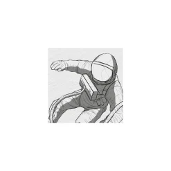 Clearance Komar Vlies Fototapete Extraordinary Astronauts 400x280 cm