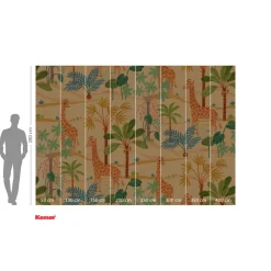Outlet Komar Vlies Fototapete Giraffe Crew 400x280 cm