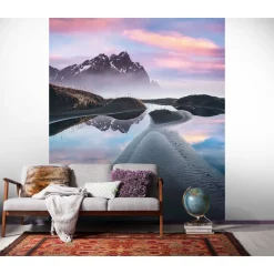 Clearance Komar Vlies Fototapete Glowing Vestrahorn 200x250 cm