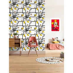 Outlet Komar Vlies Fototapete Mickey Mouse Foot Labyrinth 200x280 cm