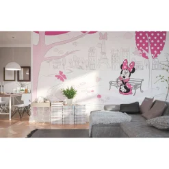 Sale Komar Vlies Fototapete Minnie in Paris 400x250 cm