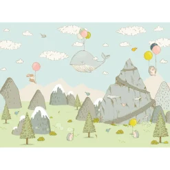 Best Komar Vlies Fototapete Mountain Traveler 400x280 cm