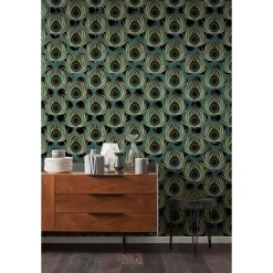 Sale Komar Vlies Fototapete Paon Vert 200x280 cm