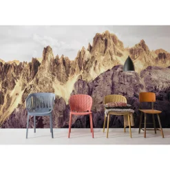 Best Komar Vlies Fototapete Peaks Color 400x250 cm