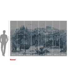 Best Komar Vlies Fototapete Ruins 400x250 cm
