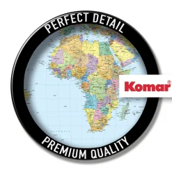 Outlet Komar Vlies Fototapete World Map 368x248 cm