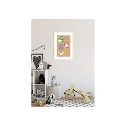 New Komar Wandbild ABC Animal G 40x50 cm