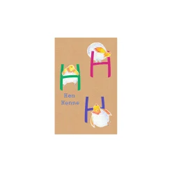 New Komar Wandbild ABC Animal H 50x70 cm
