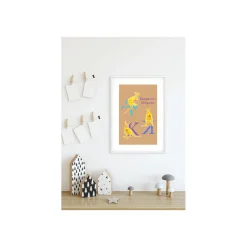 Best Komar Wandbild ABC Animal K 50x70 cm