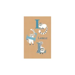 Best Komar Wandbild ABC Animal L 40x50 cm