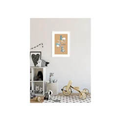 Best Komar Wandbild ABC Animal L 40x50 cm