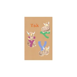 Komar Wandbild ABC Animal Y 40x50 cm
