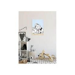 Clearance Komar Wandbild 101 Dalmatiner Cuddle 50x70 cm