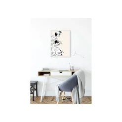 New Komar Wandbild 101 Dalmatiner Playing 50x70 cm