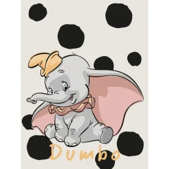 Best Komar Wandbild Dumbo Dots 50x70 cm