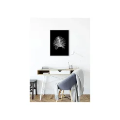 Hot Komar Wandbild Feather Black 50x70 cm