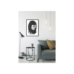 Hot Komar Wandbild Grid Monochrome 50x70 cm
