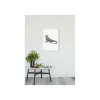 Komar Wandbild Iguana White 50x70 cm
