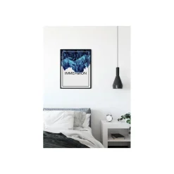 Hot Komar Wandbild Immersion Blue 50x70 cm