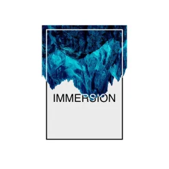 Hot Komar Wandbild Immersion Blue 50x70 cm