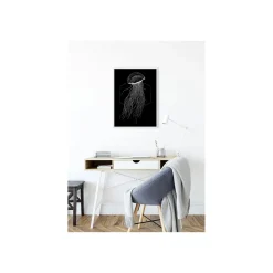 Komar Wandbild Jellyfish Black 50x70 cm