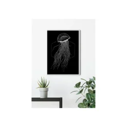 Komar Wandbild Jellyfish Black 50x70 cm