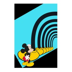 Online Komar Wandbild Mickey Mouse Foot Tunnel 40x50 cm